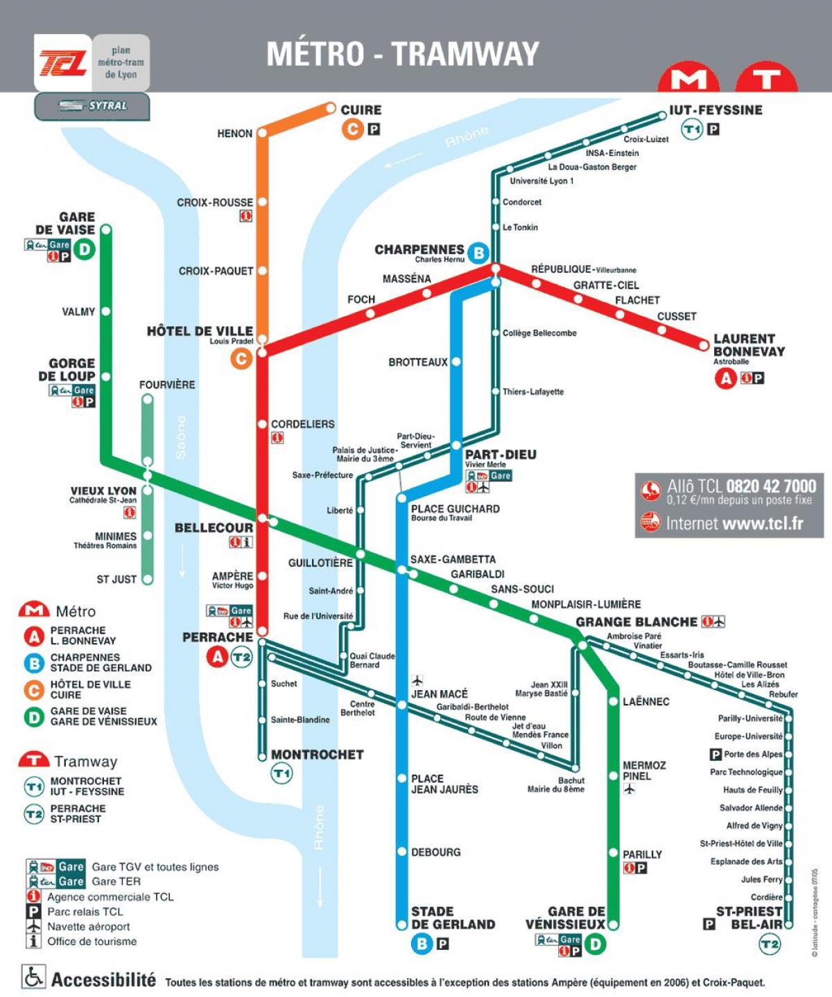 Metro Lyona kartu 2016