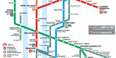 Metro Lyona kartu 2016